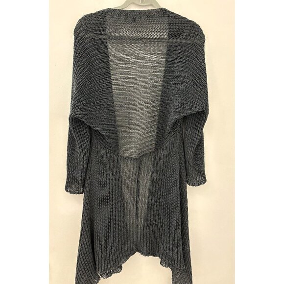 Womens‎ Societa' Italy Crochet Open Front Relaxed Fit Cardigan Size Small - Picture 2 of 3